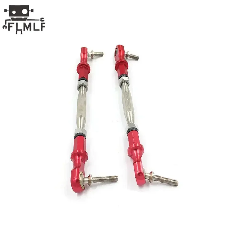 Kit de ligação de direção de metal cnc para carro rc, para 1/5 hpi rofun rovan king motor baja 5b 5t 5sc peças de caminhão