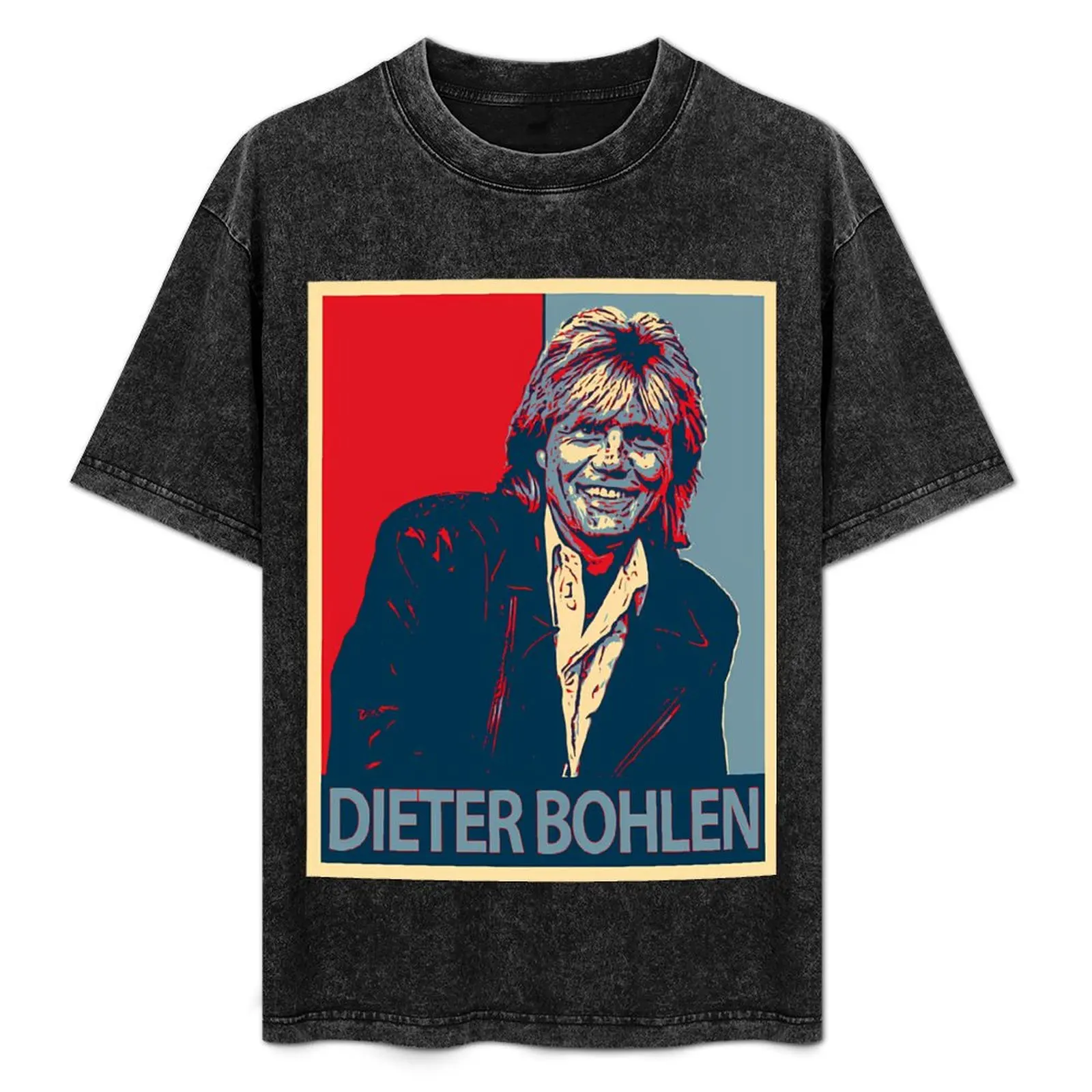 

Dieter Bohlen T-Shirt Minimalist Plain Crew Neck T-Shirt
