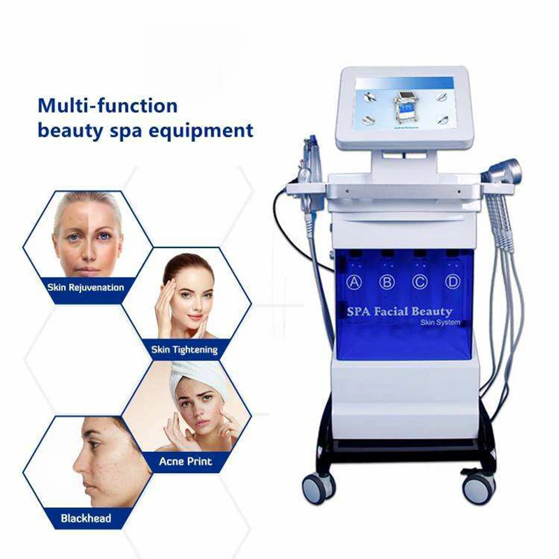 Hydro Dermabrasion Water Oxygen Jet Aqua Peeling Deep Cleaning Skin Rejuvenation Firming Microdermabrasion Facial Machine