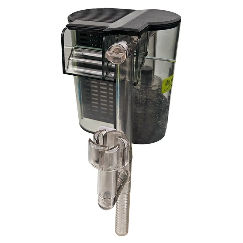 

Ultra Quiet Plastic Fish Filter with Bio Sponge & Oxygen Pump Adjustable Flow Knob Box for Tank