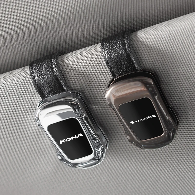 General Car Sunshade Eyeglass Box Auto Styling Sunglasses Glasses Clip For Hyundai Ioniq Kona Santafe Veloster Car Accessories