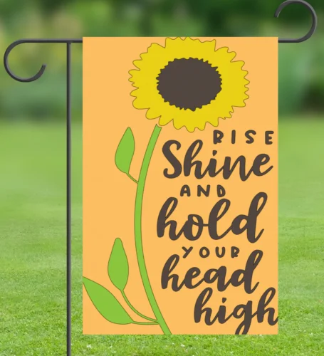 Sunflower Summer Garden/Lawn Flag. 12 x 18 KKL AAL HHM WZZ yyi