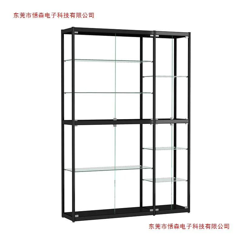 Figure display glass up to building block model display cabinet transparent plush toy bag storage cabinet