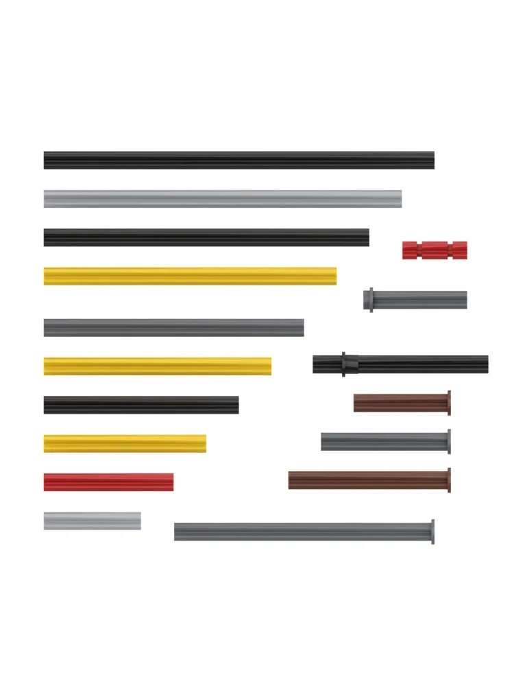 Clous à arbre transversal avec blocs de construction, 10 pièces, 44294 4519 23948 60485 32073 3708 24316 87083 6587 32062 32209 55013