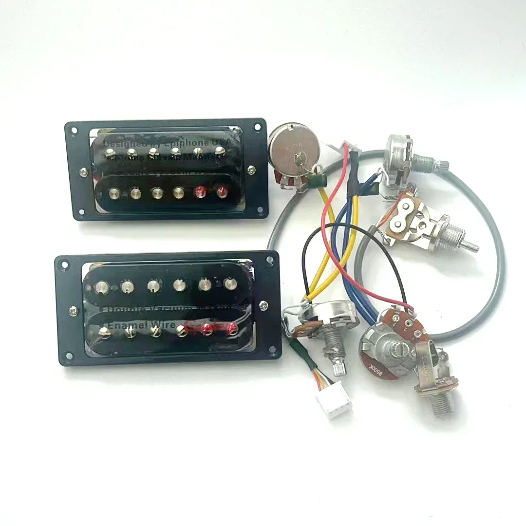 

Standard electric guitar 1C double coil pickup with 2V2T wiring harness