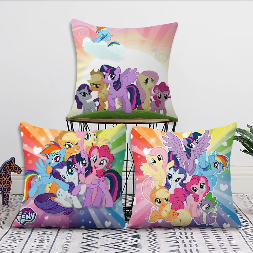 

Cartoon My L-Little P-Pony Decoration Room Home Sofa living Office Car Nordic Simplicity Pillow Cover