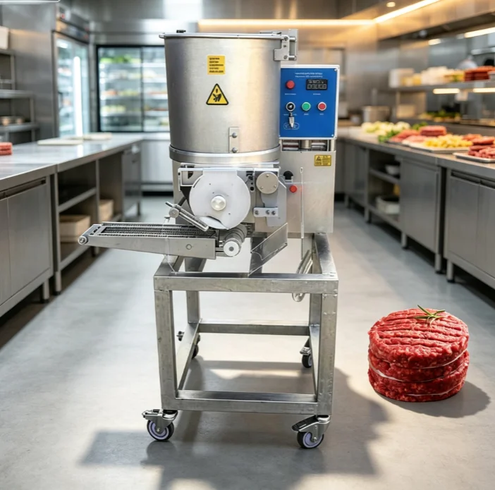 Stainless Steel Automatic Meat Patty Forming Machine for Food Processing Plant Meat Patty Forming Machine