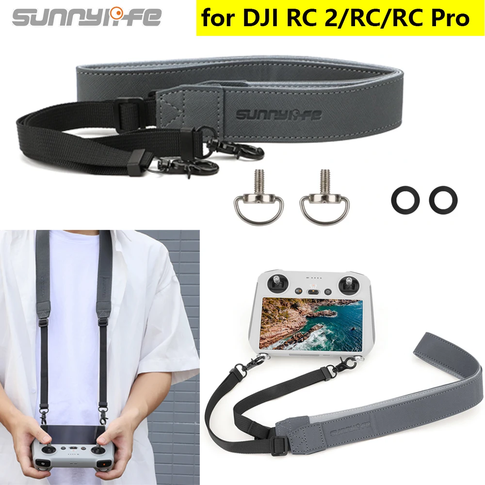 

Sunnylife Remote Controller Lanyard For DJI RC/RC Pro/RC 2 Adjustable Neck Strap Hanging Straps For FLIP/Air 3/Mini 4 Pro Drone