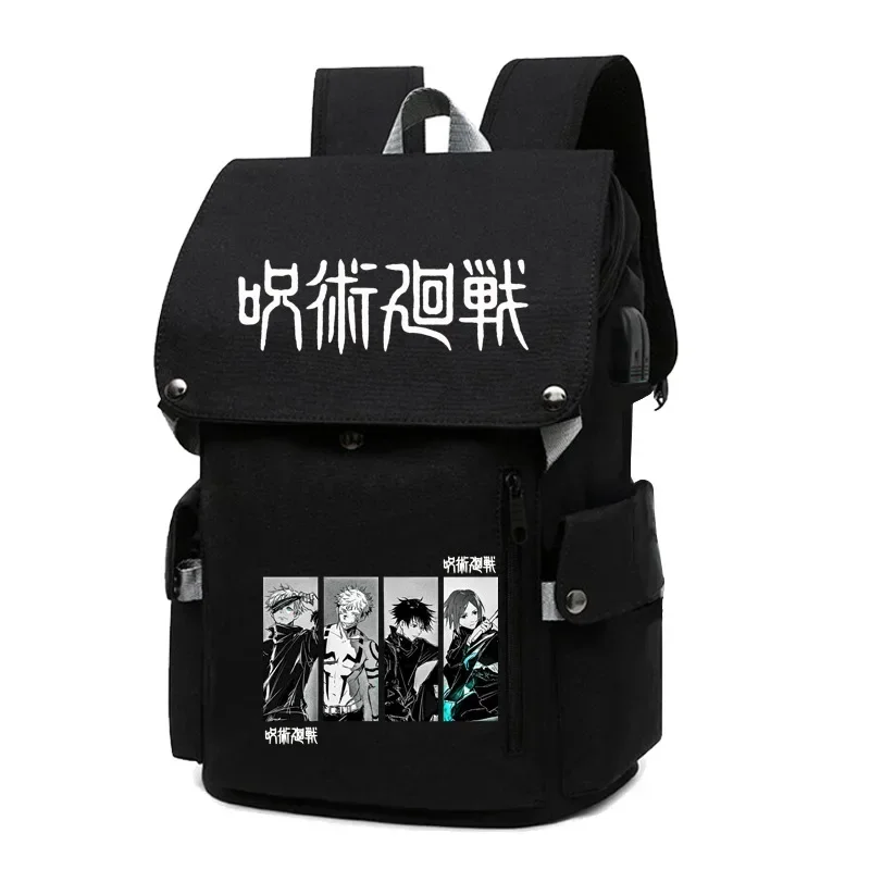 Jujutsu Kaisen Anime Backpack Primary And Middle School Students Boys Girls Schoolbag Women Men Large Capacity Laptop M20