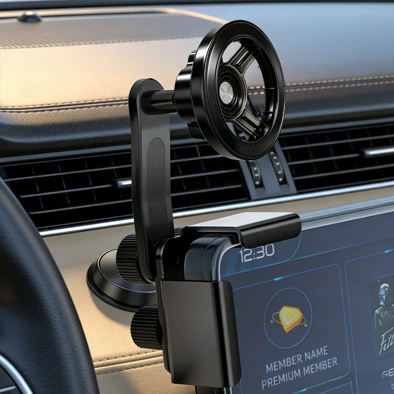 For Smart#1/#2/#3、Volkswagen ID.4/ ID.Tiguan/Volkswagen ID.3、2026 Volkswagen Jetta/Golf GTI Car navigation mobile phone holder view 4