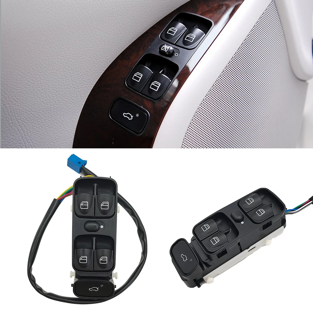 For Benz W203 Car Electric Power Master Window Switch Replacement For Mercedes C Class 2000-2006 C180 C200 C230 C300 2038210679