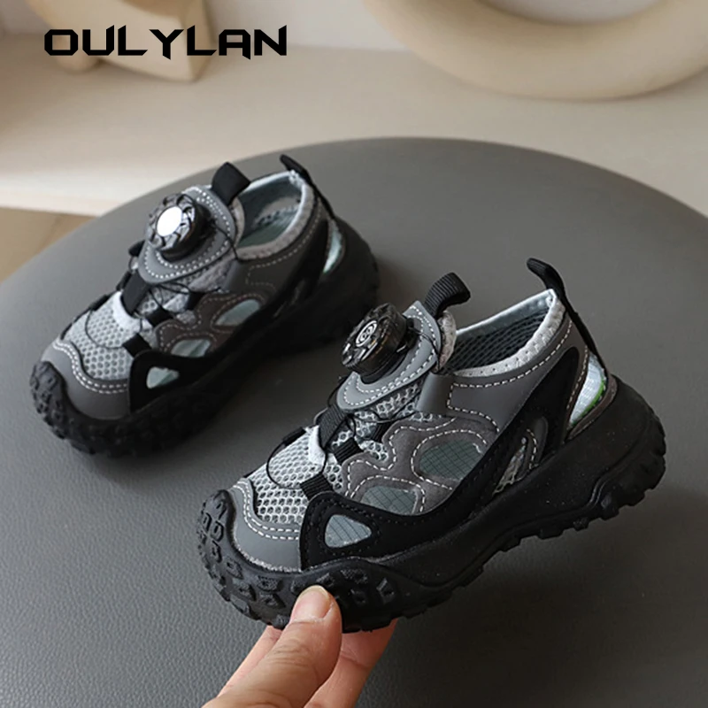 

Sneakers Fashionable Outdoor Breathable Kids Running Shoes Lightweight Summer Shoes Casual Shoes Men's Treasure Size 21-30