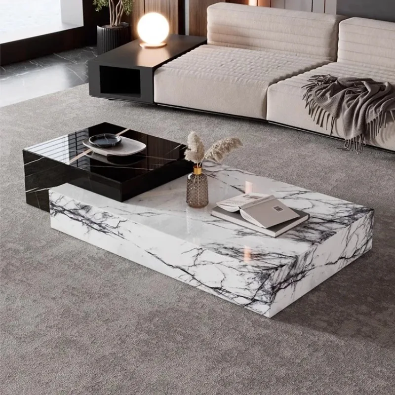 

Large Size Luxury Coffee Table Designer Vintage Nordic Clear Unique Coffee Table Professional Mesa Auxiliar Home Decoration