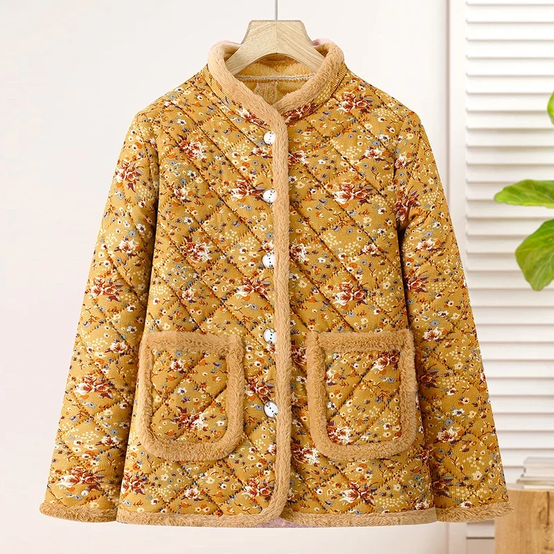 

Хлопковая куртка, женское пальто в стиле ретро, ветрозащитная куртка, осенне-зимний теплый женский топ на подкладке