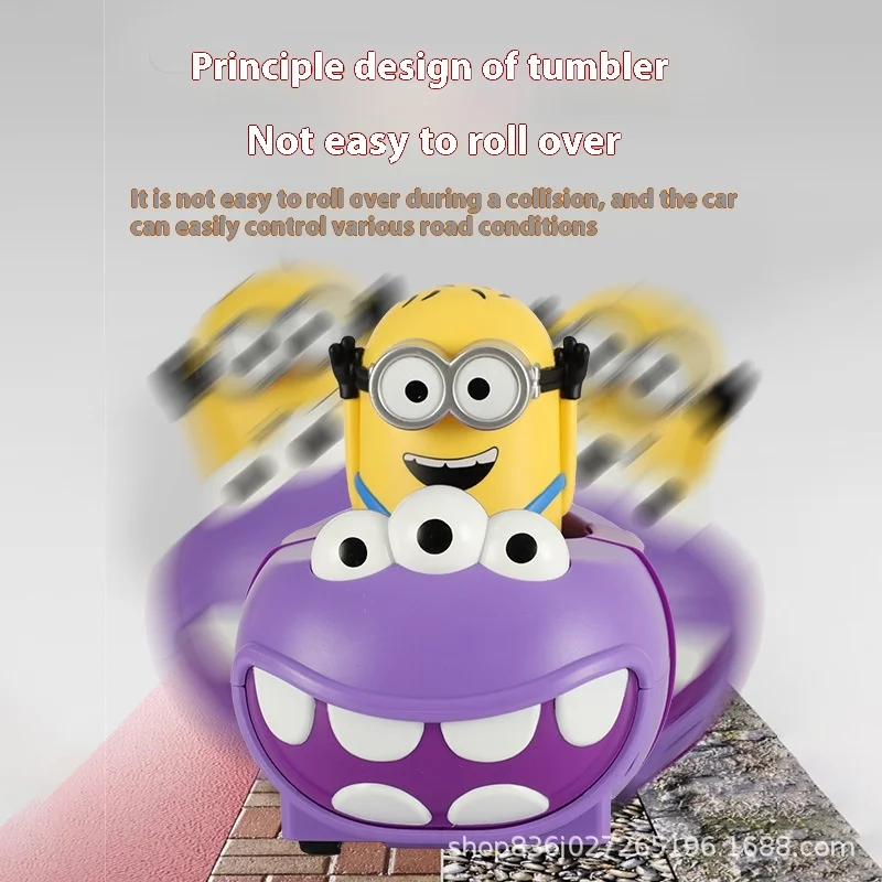 Thief Daddy Minions Remote Control Car Tumbler Catapult Bumper Car Children'S Battle Stress Relief Toy Electric Drifting Car