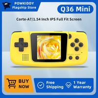 POWKIDDY NEW Q36 Mini 1.5 Inch Ips Screen Open Source Handheld Game players Keychain Mini Console Children's Gifts