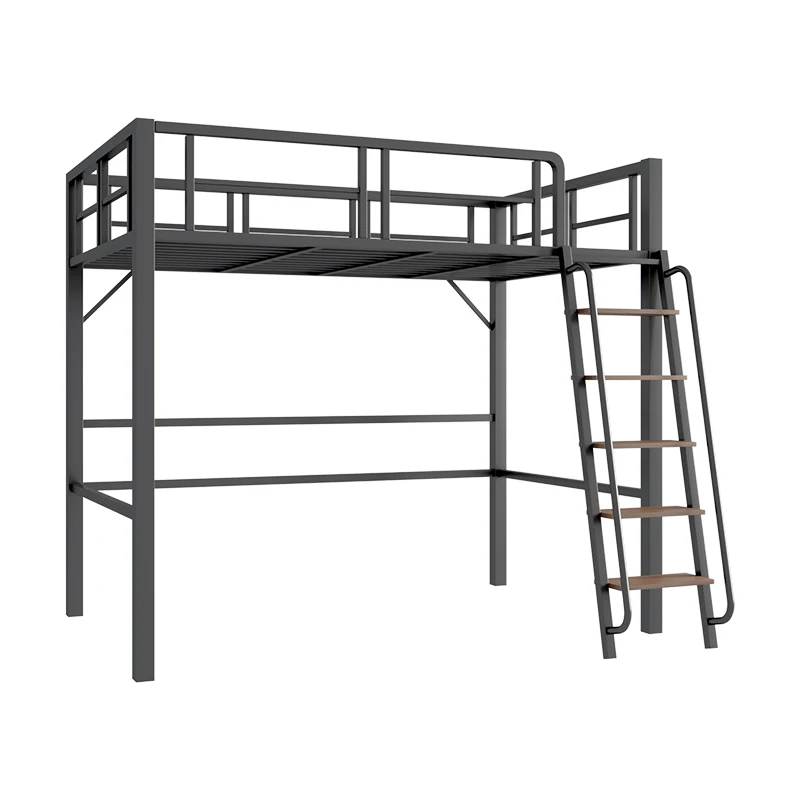 Go to bed Under table Loft Duplex second floor single upper Space saving combination Household wrought iron elevated