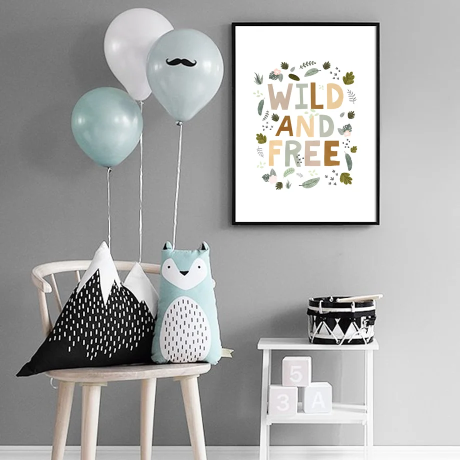 الزرافة الأسد الفيل زيبرا التمساح الرسم على لوحات القماش الجدارية الشمال الملصقات وطباعة جدار صور لغرفة المعيشة ديكور المنزل #3