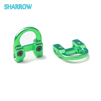 Bileşik yay D döngü yayın D halka ayarlanabilir Metal Bowstring yüzük okçuluk avcılık hedefleme çekim koruma yardım aksesuarları