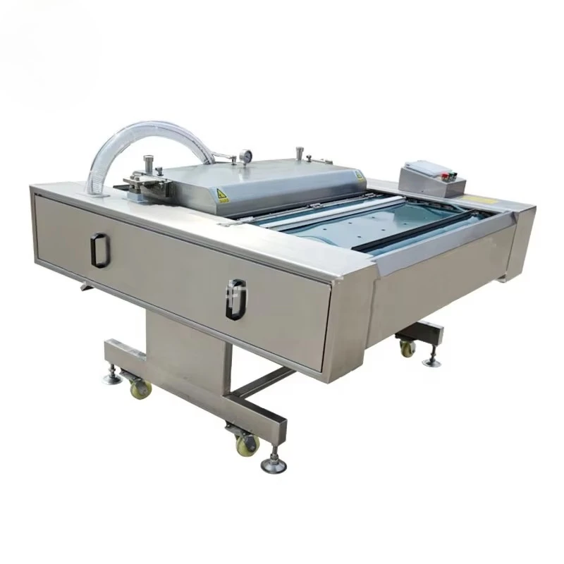 Easy Operation Vacuum Sealer Modified Atmosphere Packaging Vacuum Chamber Food Plastic Sealing Rolling Vacuum Forming Machine