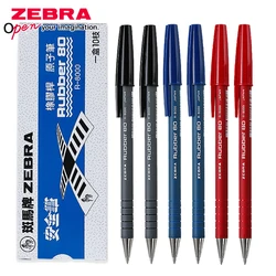 10pcs Japan ZEBRA Ballpoint Pen R-8000 0.7mm Smooth Quick Drying Bullet Tip Pen Tip Red Blue Black School Supplies