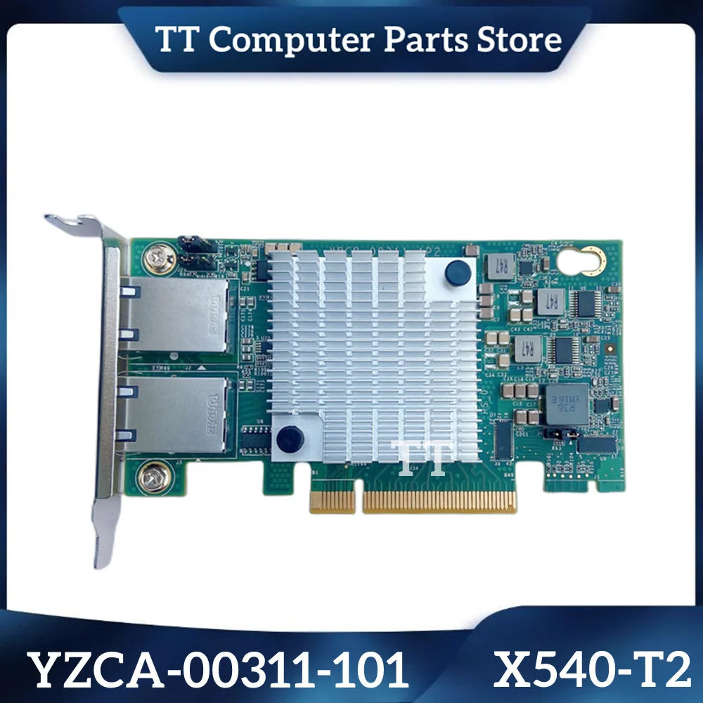 TT Original For INTEL X540-T2 PCI-E Dual Port 10 Gigabit Electrical Interface Network Card, RJ45 Inspur YZCA-00311-101