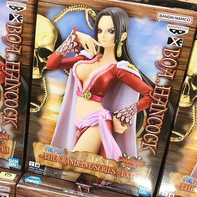 

Original Bandai Banpresto One Piece Boa Hancock Figure Grand Line Ver Action Figurine Anime Collection Model Toy Statue Kid Gift