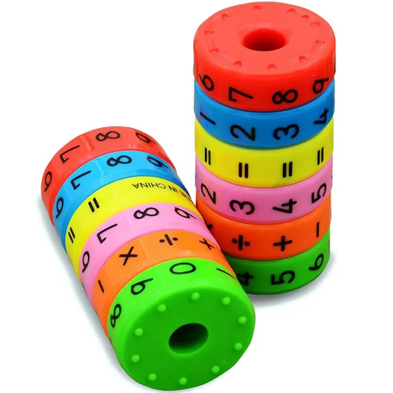 

Magnetic Mathematics arithmetic Learner for Children in Bao-you Kindergarten Numerals Cylinder Learning Toy