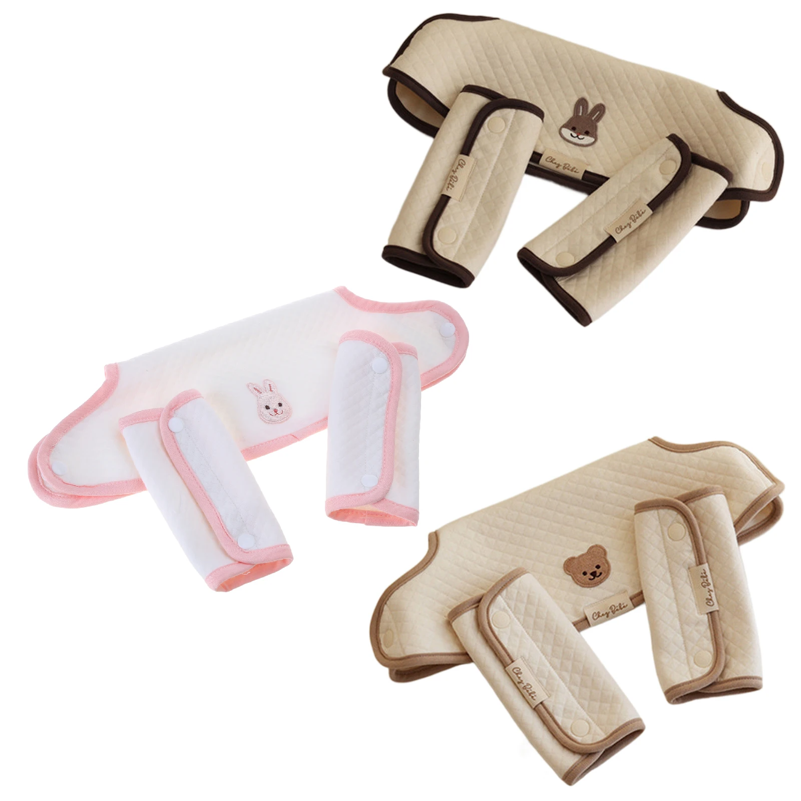 

Cartoon Waist Stool Protector Cover Pad Cotton Baby Bibs for Infant Toddler Newborn Saliva Towel Saliva Bibs