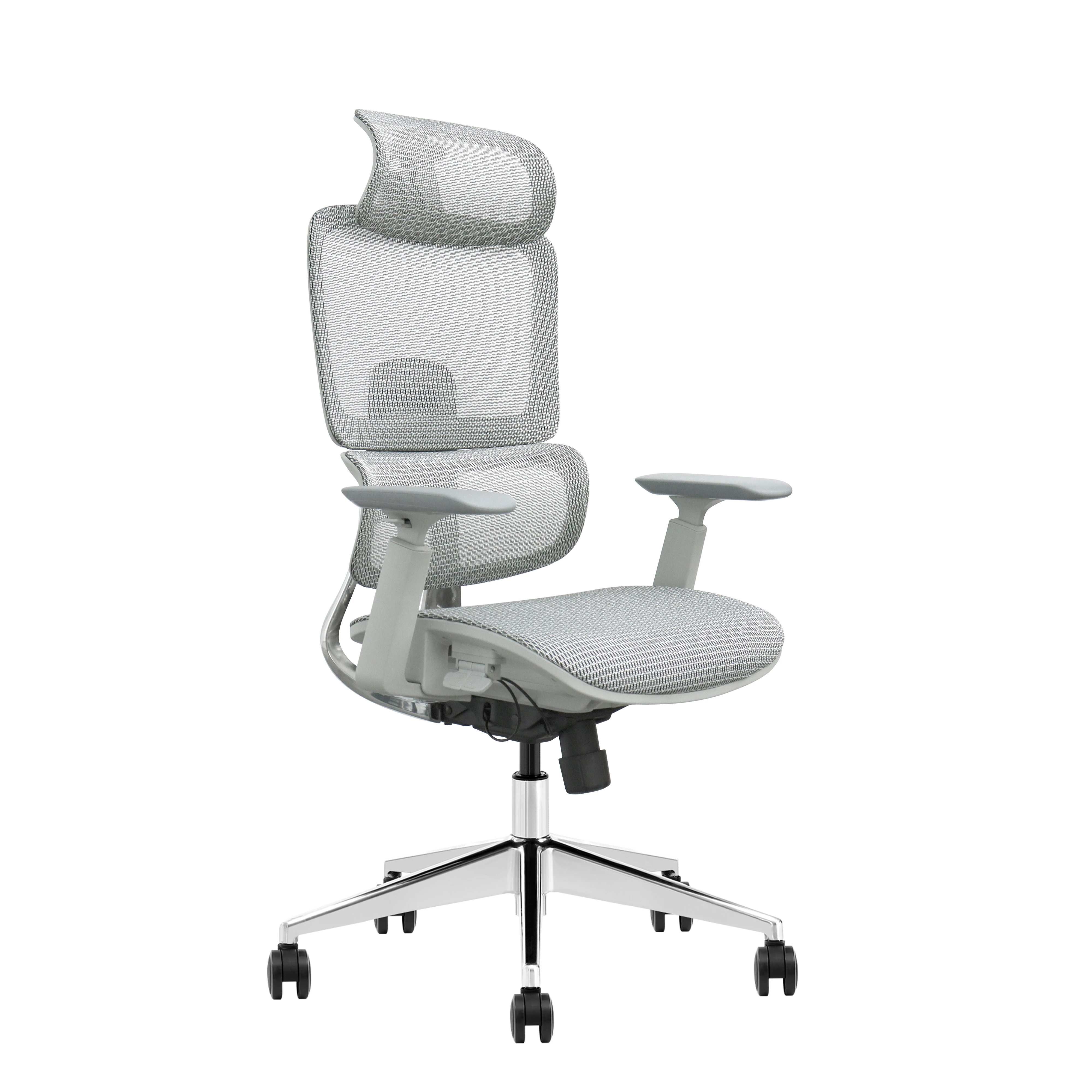 Cadeira de escritório de malha executiva ergonômica personalizada Cadeira elevatória confortável com design contemporâneo para ambiente de trabalho Ca