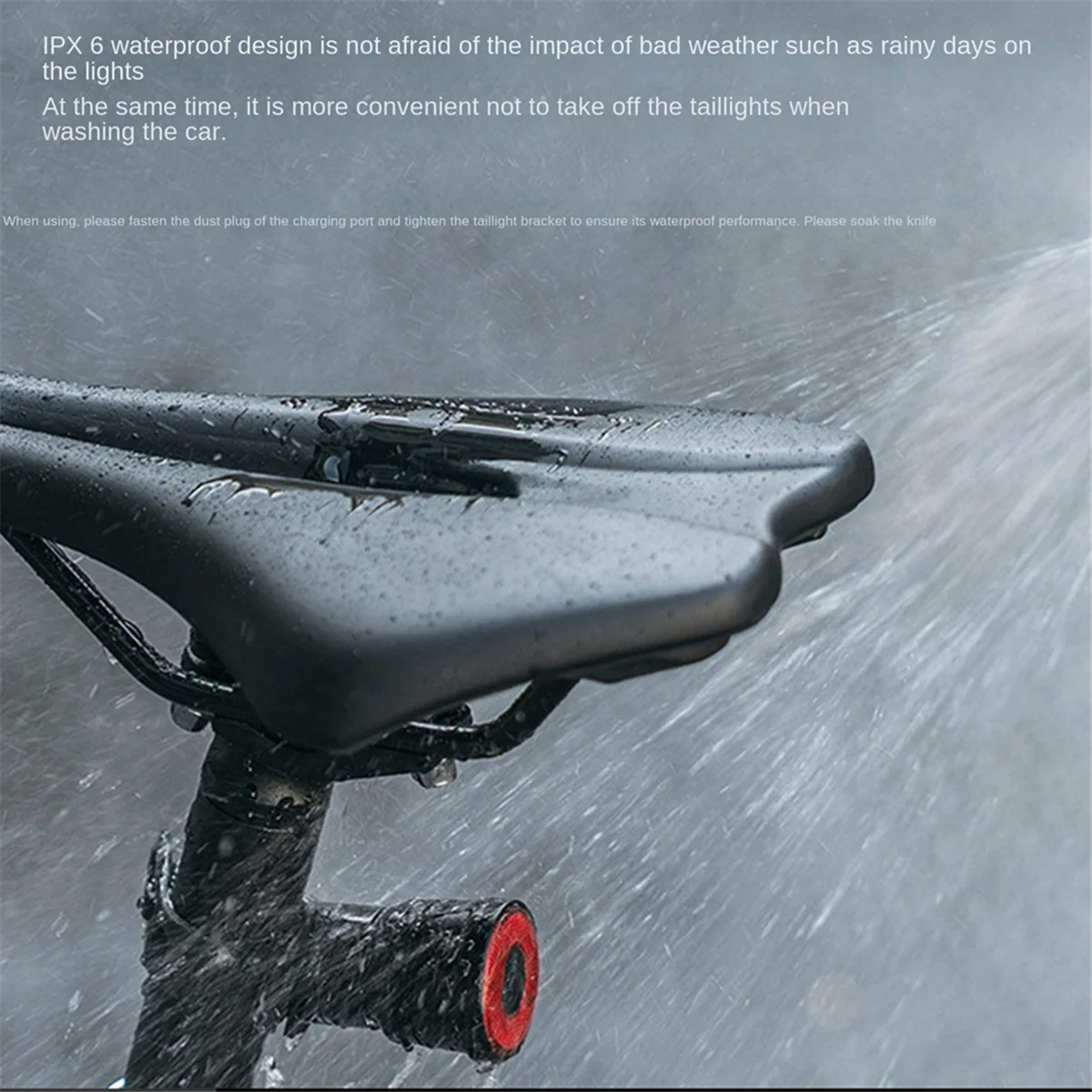 ROCKBROS Smart Brake Sensing Fahrrad Rücklicht IPx6 Wasserdichte LED USB Aufladbare Fahrrad Rücklicht Radfahren Zubehör R5