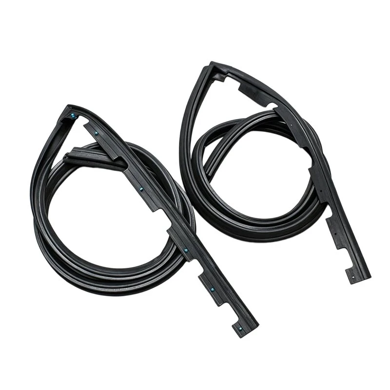 For HONDA 2DR 3DR 1992-1995 Front Door Sub Seal Left& Right Rubber Weather Strip Set- Part Numbers 72325-SR3-014, 72365-SR3-014
