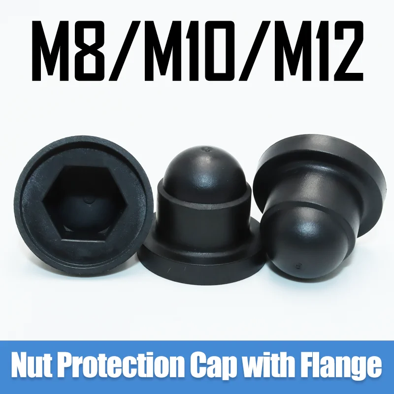 

10/20pcs Bolt Nut Cap Cover M12 Car Wheel Dome Protection Exposed Hexagon Plastic Car Tyre Nut Screw Black Exterior Decoration