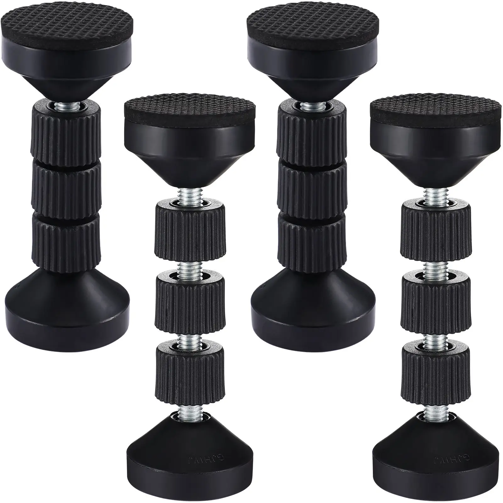 4 Pcs Shockproof Fixed Rod for Bed Headboard Stoppers Furniture Protection Pad Adjustable Length Easy Installation