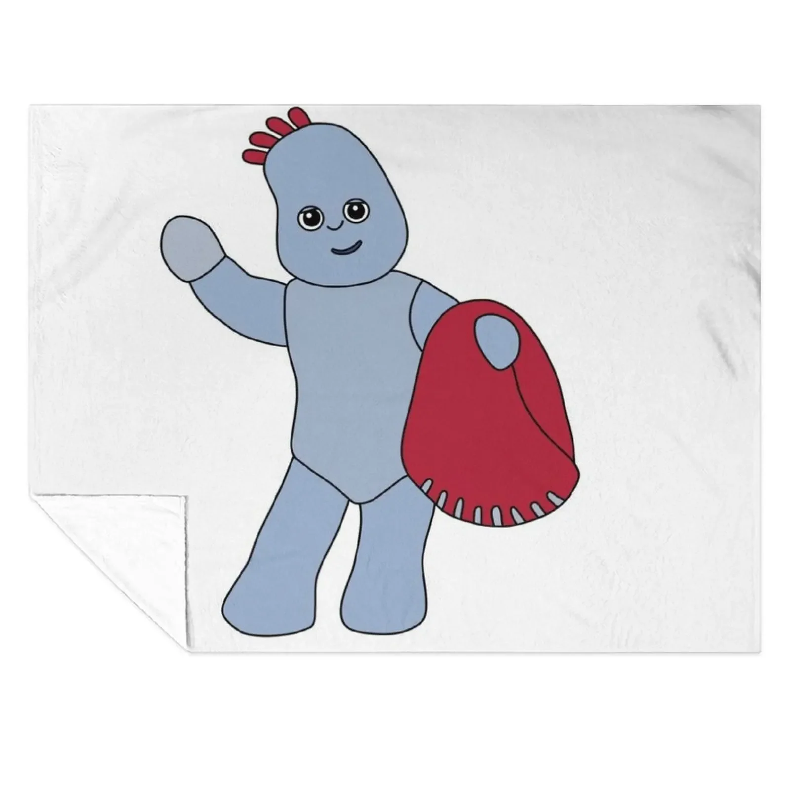 

Iggle Piggle Throw Blanket Flannels Cute Thermals For Travel For Sofa Thin Blankets