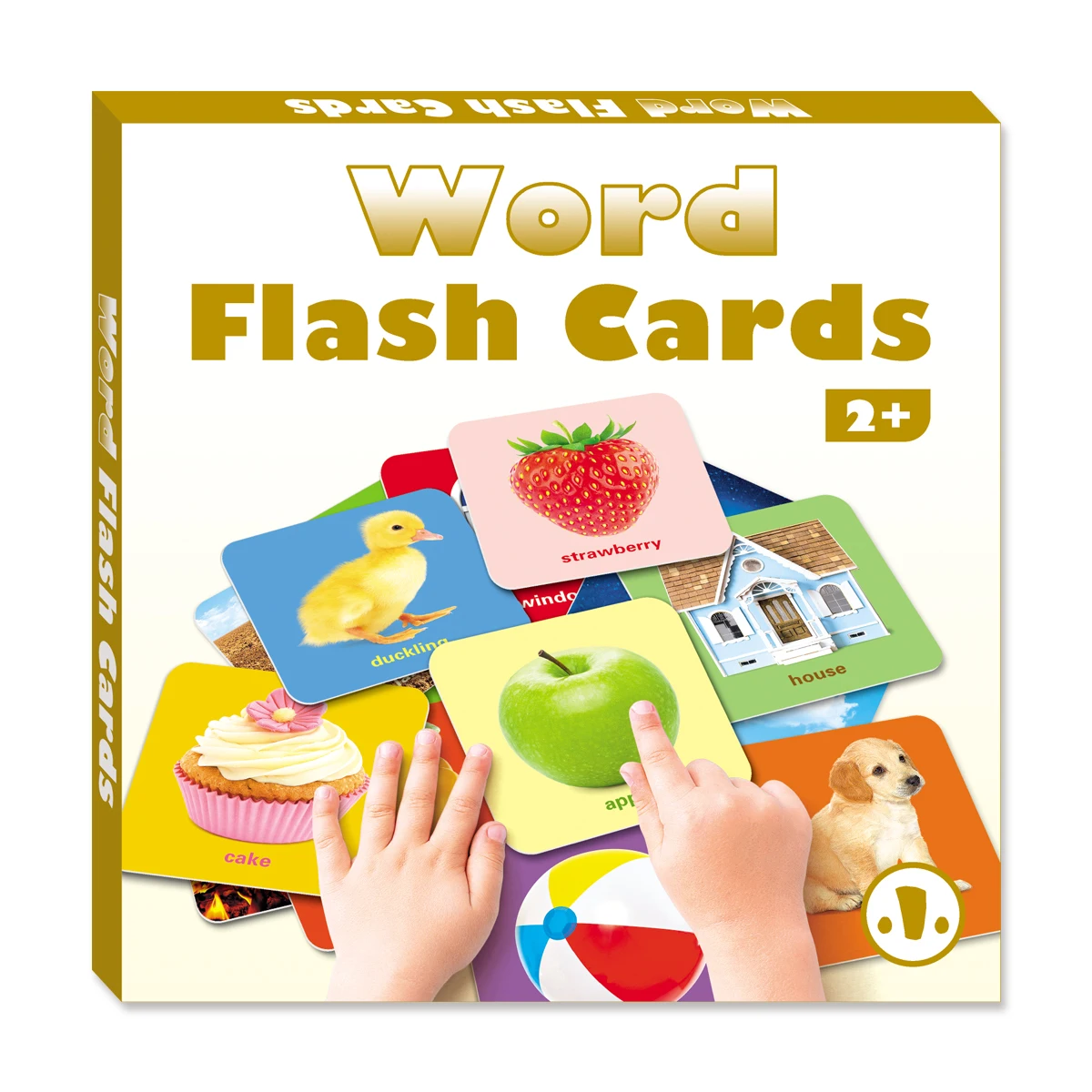 Kid Word Flash Cards Early Educational Flashcards Baby English Sight Words Picture Cards Montessori Learning Toy for Toddlers 2+