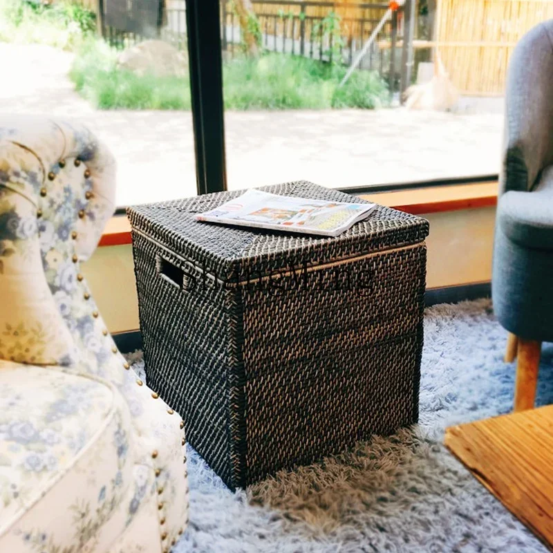 CL rattan family storage box change storage box rattan storage clothing sorting box