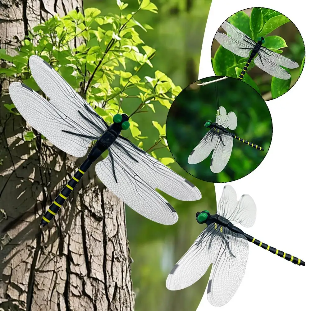 Simulation Dragonfly Mosquito Repellent Ornament Simulation Dragonfly Animal Model For Outdoor Garden Farm F7z2