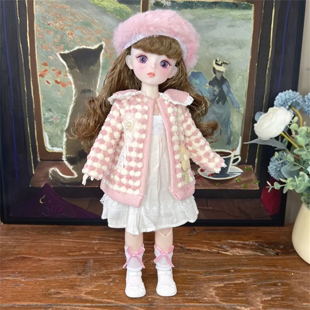 1 Set Baby 1/6 SD 30cm with Clothes Attractive Eyes Multi-style Dress Up Ball Jointed Elegant Makeup Ball Joint Toddler