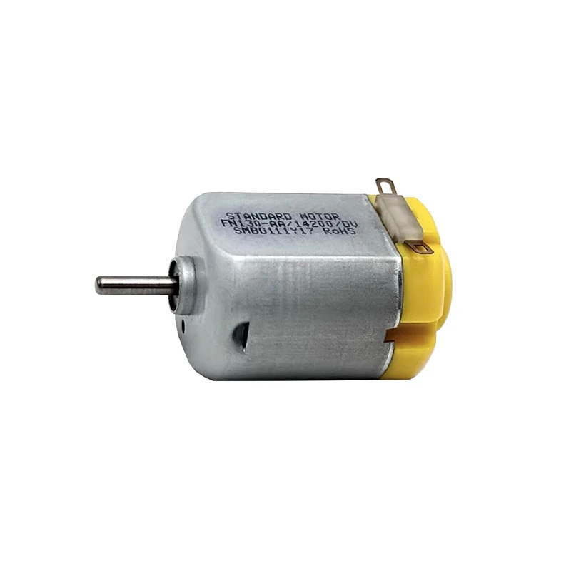 FN130-AA/14200 стандартный мини двигатель 130, постоянный ток 3 в-6 в, 13000 об/мин, высокоскоростной микро 20 мм * 15 мм, электрический двигатель «сделай сам», модель игрушечного автомобиля, лодки, вентилятора