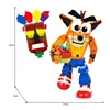 MOC 충돌 Bandicoots 괴물 빌딩 블록 세트 게임 주요 캐릭터 가방 비버 벽돌 장난감 어린이 선물 (1027 PCS) 5