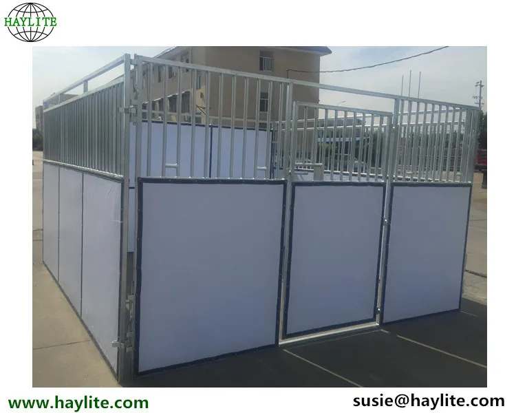 

Good quality temporary stables for horse used on horse farm