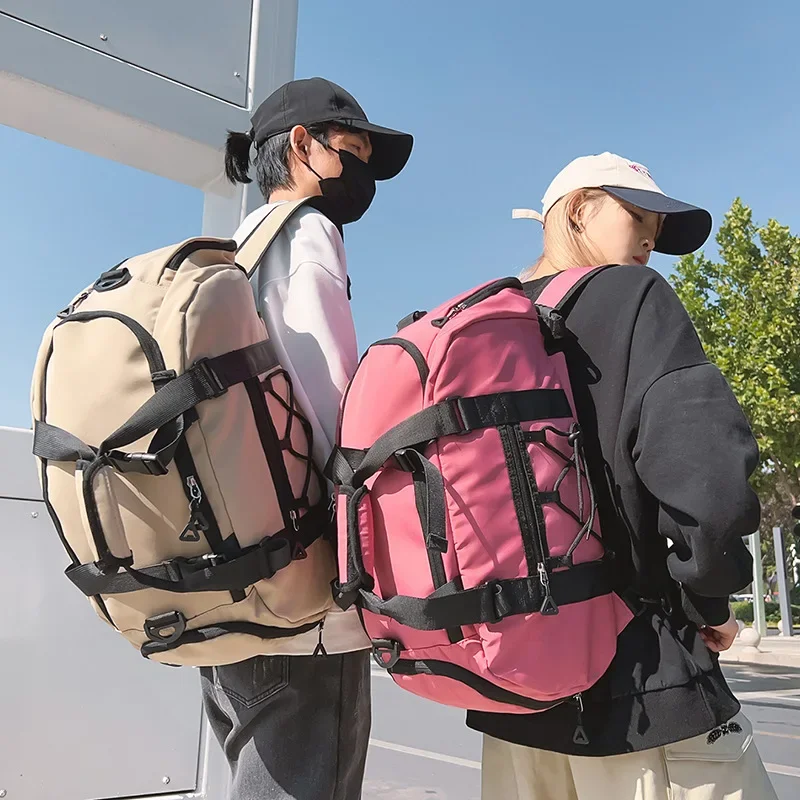 Saco De Viagem De Grande Capacidade, Sacos De Ginásio De Fitness, Sacola De Viagem Portátil, Mochilas Esportivas Multifuncionais, Mochila De Separação Seco-Molhada