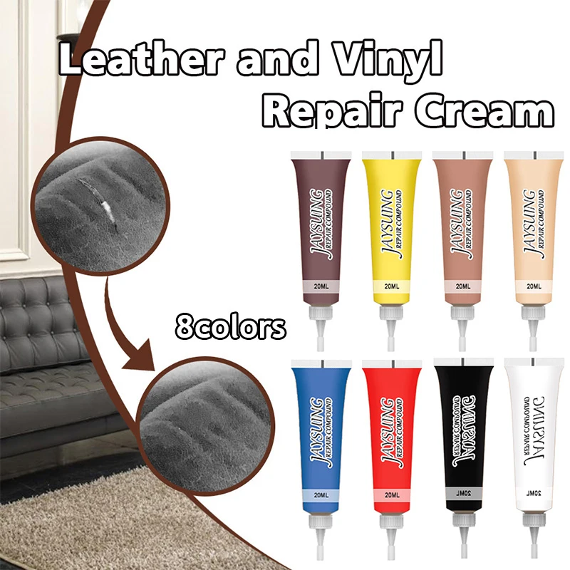 Sofa Leather Repair Cream  Scratch Restore Crack Repair Gel for Car Seat Home Leather Polishing Maintenance Filler Fix