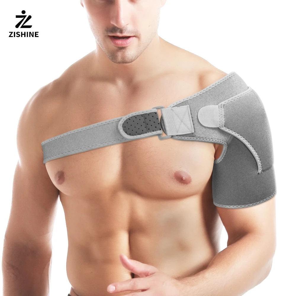 Shoulder Brace with Pressure Pad, Suitable for Both Men and Women, Adjustable Shoulder Brace for Left and Right Shoulder Protect