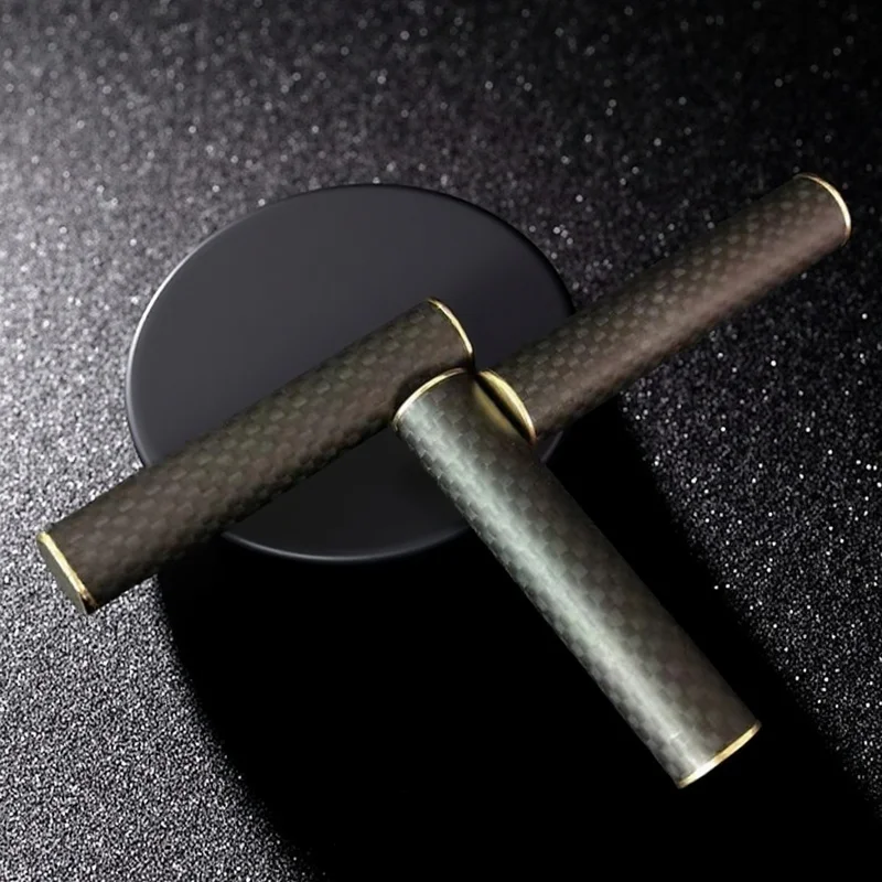 Magnetic Metal Carbon Fiber Fidget Spinner Three Section Stick Finger Toy Stress Relief Edc Boredom Breaker