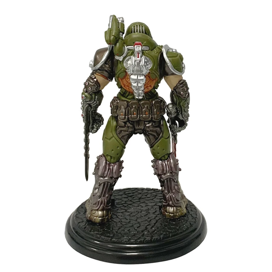 21.5cm Anime Game Doom Eternal Hunter big and strong Action Figure Mchanical Sense Model Toys Collection Festival Gifts view 6