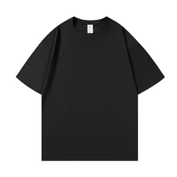 Summer Men's Short Sleeve Cotton T-shirt Solid Color T-shirt Breathable T shirtS Sportswear Women Sports Short Sleeve