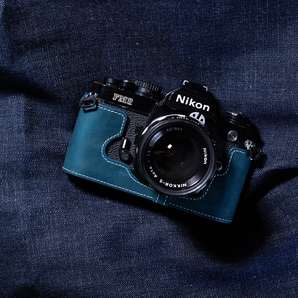 Кожаный чехол для камеры Nikon FM2 FE2 FM2N FM2, полусумка для камеры, кожаный защитный чехол для фотоаппарата, аксессуар для фотосъемки