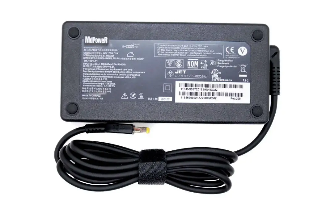 

Original ADP-170CB B ADP-170CBB 20V 8.5A 170W Laptop Charger for Lenovo ThinkPad T440p W541 AC Adapter ADL170NLC3A ADL170NLC3A